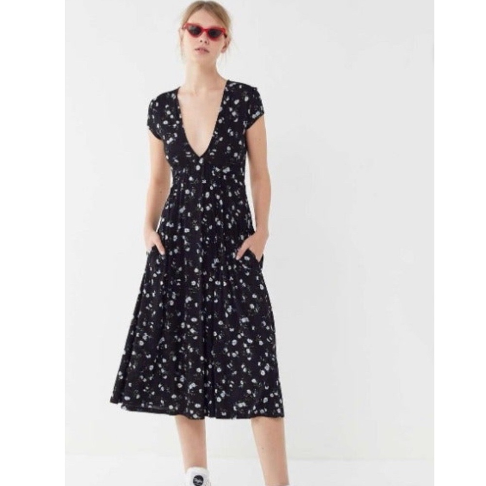Urban Outfitters UO Plunging V-Neck dress